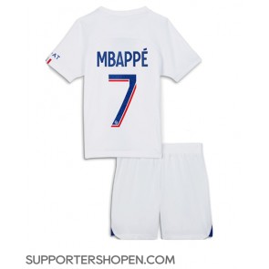 Paris Saint-Germain Kylian Mbappe #7 Tredje tröja Barn 2022-23 Kortärmad (+ korta byxor)